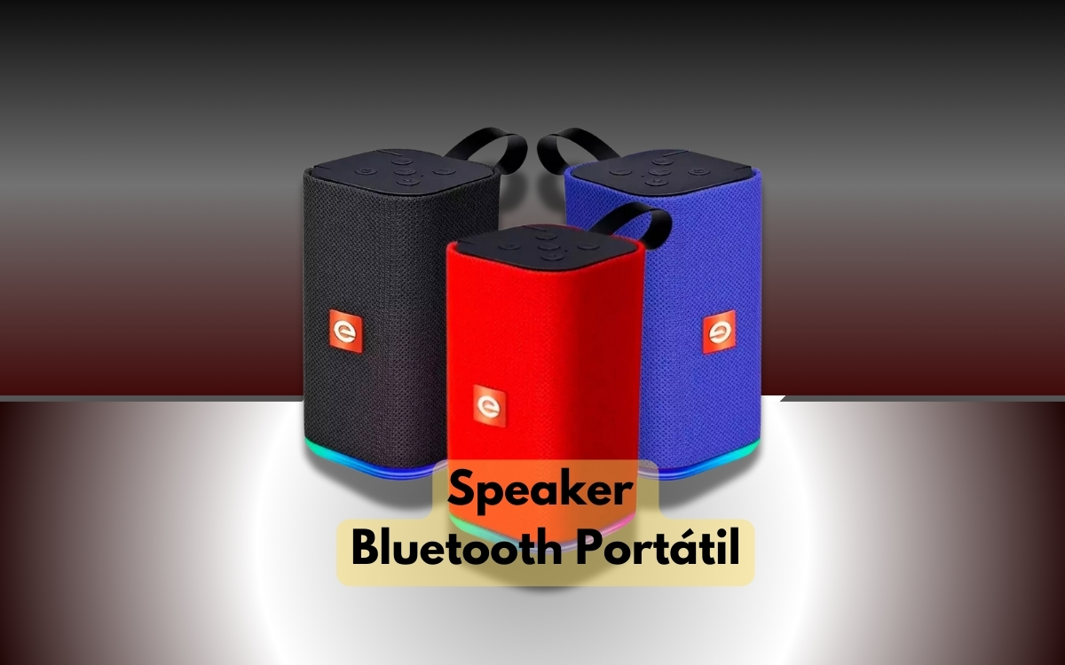 Caixa De Som Alto Falante Speaker Bluetooth Portátil